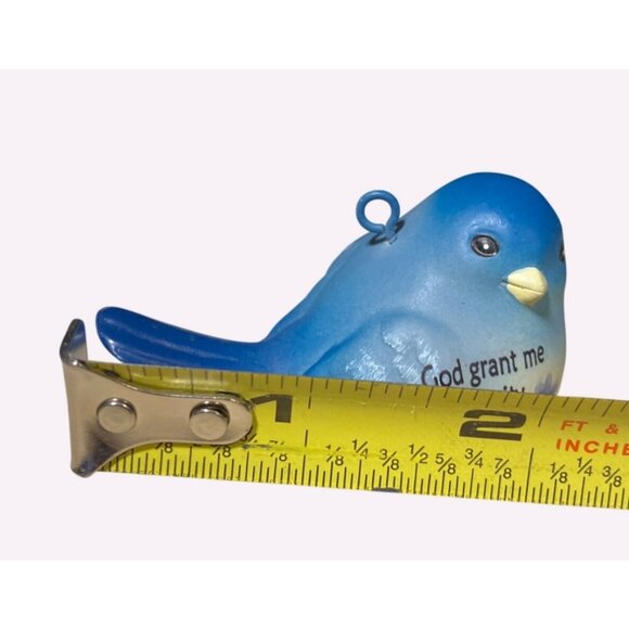 God Grant Me the Serenity Hanging Bird Ornament - Picture 8 of 9